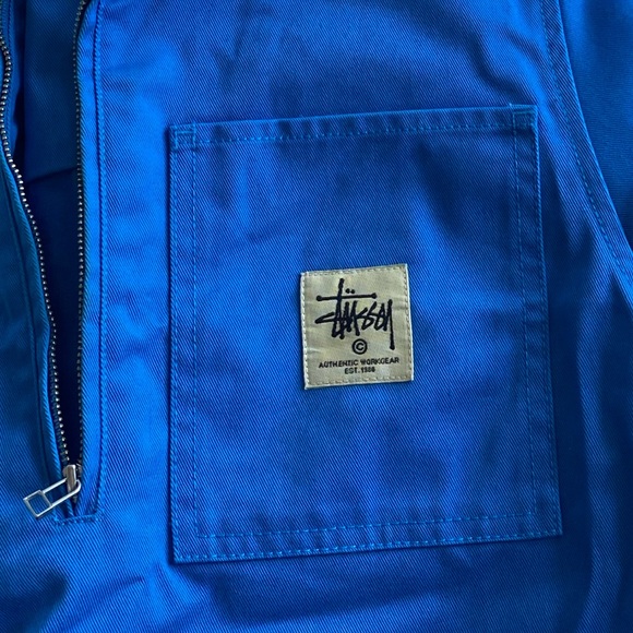 Blue stussy midi work dress - Picture 2 of 6